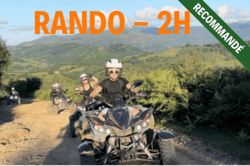 Randonnée en quad ÉVASION - 2h (prévoir 2h30)