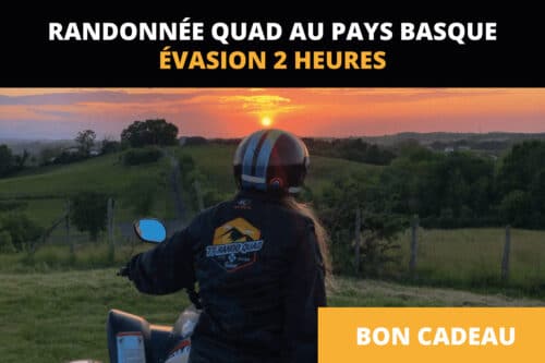 Bon d'achat pour une randonnée en QUAD EVASION 2 heures