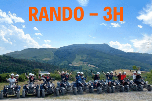 Randonnée en quad SENSATION - 3h (prévoir 3h30)