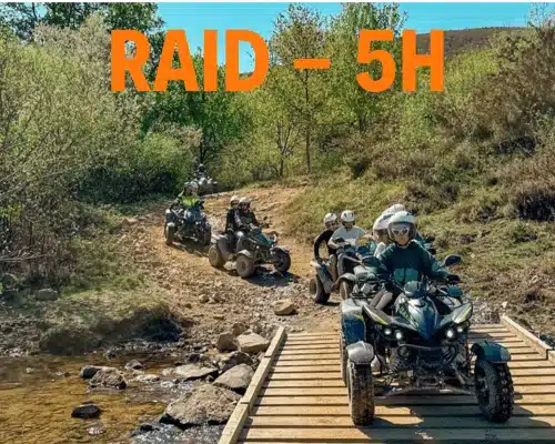 Randonnée en quad RAID-JOURNÉE - 5h (prévoir 5h30) ⚠️ Réservation par mail ou appel ⚠️